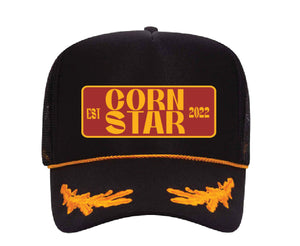 Corn Star Patch Black Hat